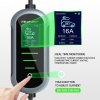 Qoltec Ładowarka do samochodu elektrycznego EV i hybryd | 11kW | 400V | CEE 16A | Wi-Fi | LCD | 5m